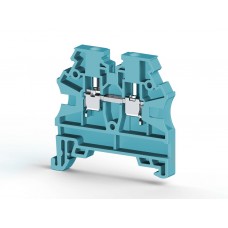 304201RP, Клеммник на DIN-рейку 2,5мм.кв. (синий); AVK2,5 RD (RP) (упак 100 шт)