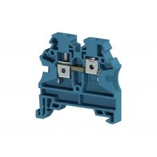 304211RP, Клеммник на DIN-рейку 4мм.кв. (синий); AVK4 RD  (RP) (упак 80 шт)
