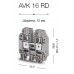 304240, Клеммник на DIN-рейку 16мм.кв. (серый); AVK16 RD   (упак 50 шт)