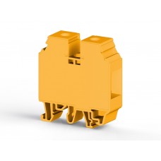 304253, Клеммник на DIN-рейку 35мм.кв. (желтый); AVK35 RD   (упак 40 шт)
