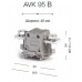304300, Силовой клеммник на DIN-рейку 95 мм.кв., болт., (серый); AVK95 B (упак 4 шт)