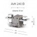 304320, Силовой клеммник на DIN-рейку 240 мм.кв., болт., (серый); AVK240 B (упак 4 шт)
