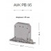 304460, Клеммник на монт.плату 95 мм.кв. (серый); AVK PB 95 RD (упак 6 шт)