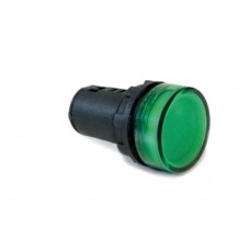 800734, LIND220 - Y-G; Лампа сигнальная светодиодная  - 240 В AC (Зеленый) (упак 1 шт)