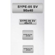 808400, Маркировка - Рулон с наклейками для термопринтера SPYE- 02 S,27x18, Серый (упак 2500 шт)