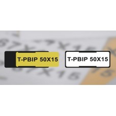 808162, Маркировка T-PBIP 50X15 Y-W (упак 1000 шт)