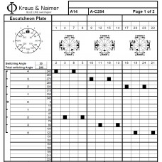 Переключатель A14-A-C284-000 KD1 +S1 M470-A2B2