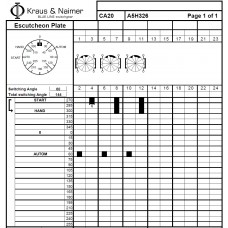 Переключатель CA20 A5H326-600 E +F*SFA182