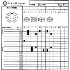 Переключатель CA11 AA4038-601 EG +G411