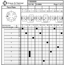 Переключатель CA11B D-0954-600 E +F*D-465102 +G001