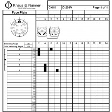 Переключатель CH10 D-204V*06 FT4
