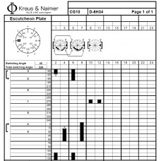 Переключатель CH10-D-6H34 KS50 +F*D-0H61