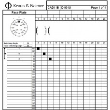 Переключатель CAD11B D-801U*01 KN1