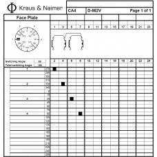 Переключатель CA4 D-862V*01 Z