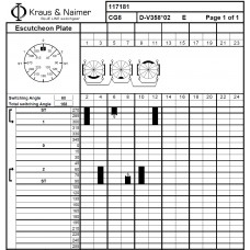 Переключатель CG8-D-V358*02 E