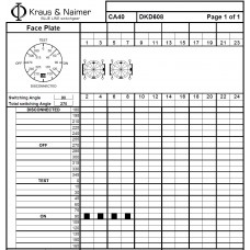 Переключатель CA63-DKD608*01 *EF