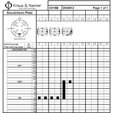 Переключатель CH10B-DKD612*01 EF