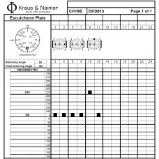 Переключатель CH10B-DKD613*01 *EF