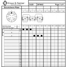 Переключатель CA20 SF3632-600 E +S0 V845/A22/A11 +F025