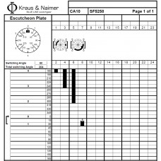Переключатель CA10 SF5258 E +F*SFA818