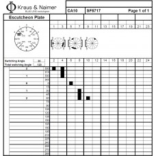 Переключатель CA10 SF5717 EF +F*SFA +G211