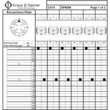 Переключатель CA10 SF6089-600 E +F719