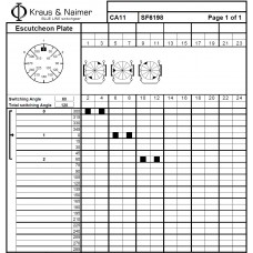Переключатель CA11 SF6198-603 FT2 +S0 M470-A1A +G221