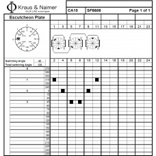 Переключатель CA10 SF6686-600 E +G221