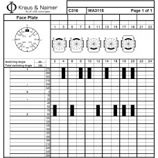 Переключатель C316 WA3115*01 ER