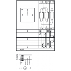 Переключатель DHR12-WAA017-620 E