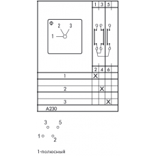 Переключатель DH11B A230-600 E