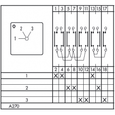 Переключатель DHR11B-A270-600 E