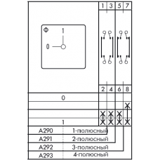 Переключатель CA4-1-A290-600 FS2