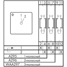 Переключатель DHR12-A295-600 E