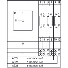 Переключатель DHR12-A325-600 E