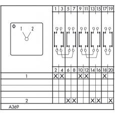 Переключатель DHR12-A369-600 E