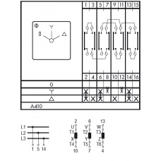 Переключатель DHR12B-A410-600 E