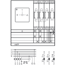 Переключатель CA25B A419-600 E