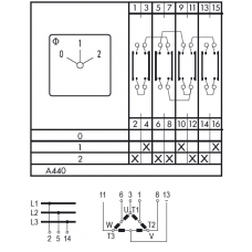 Переключатель CH10 A440-620 E