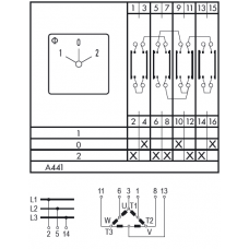 Переключатель CH10 A441-600 E