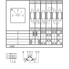 Переключатель CAD12 A442-600 FT2