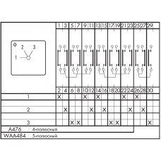 Переключатель CA10 A476-600 *FT2 +S0 V135A-B00Z-1B