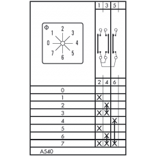 Переключатель DH12B A540-600 E