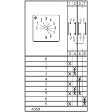 Переключатель DH10B A550-600 E