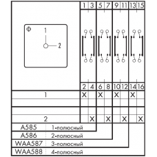 Переключатель CA10 A585 EF +F*SFA1312