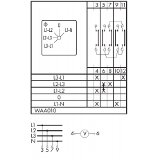 Переключатель CH10-WAA010-600 E