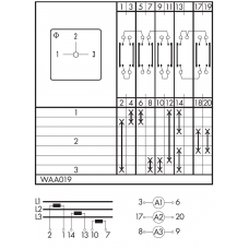 Переключатель CA20-WAA019-600 E