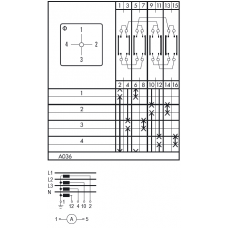 Переключатель CA10B-WAA036-600 E