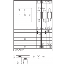 Переключатель DH11-WAA037-600 E