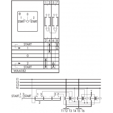 Переключатель CA10-WAA182-600 E